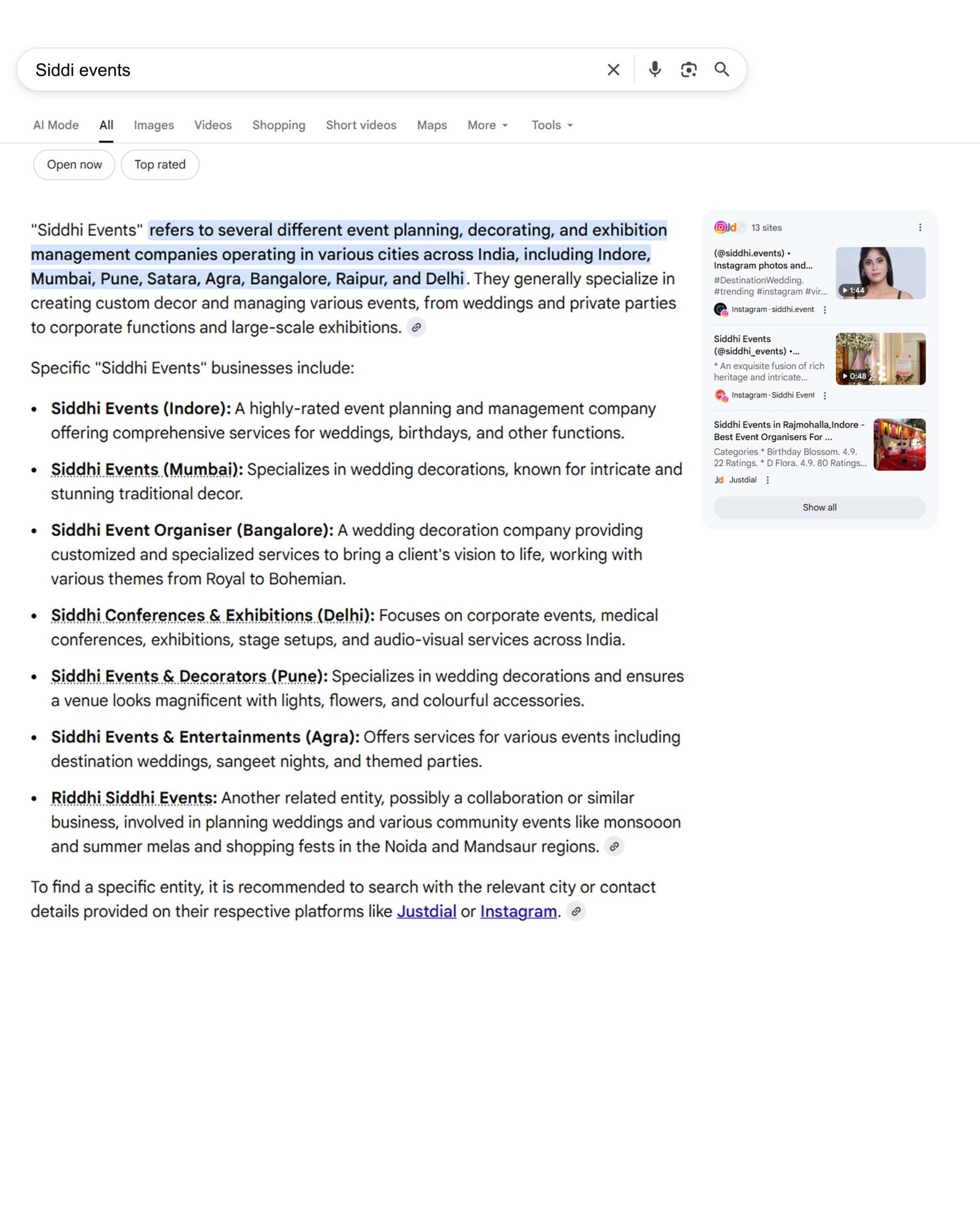 Actionable Business Insights